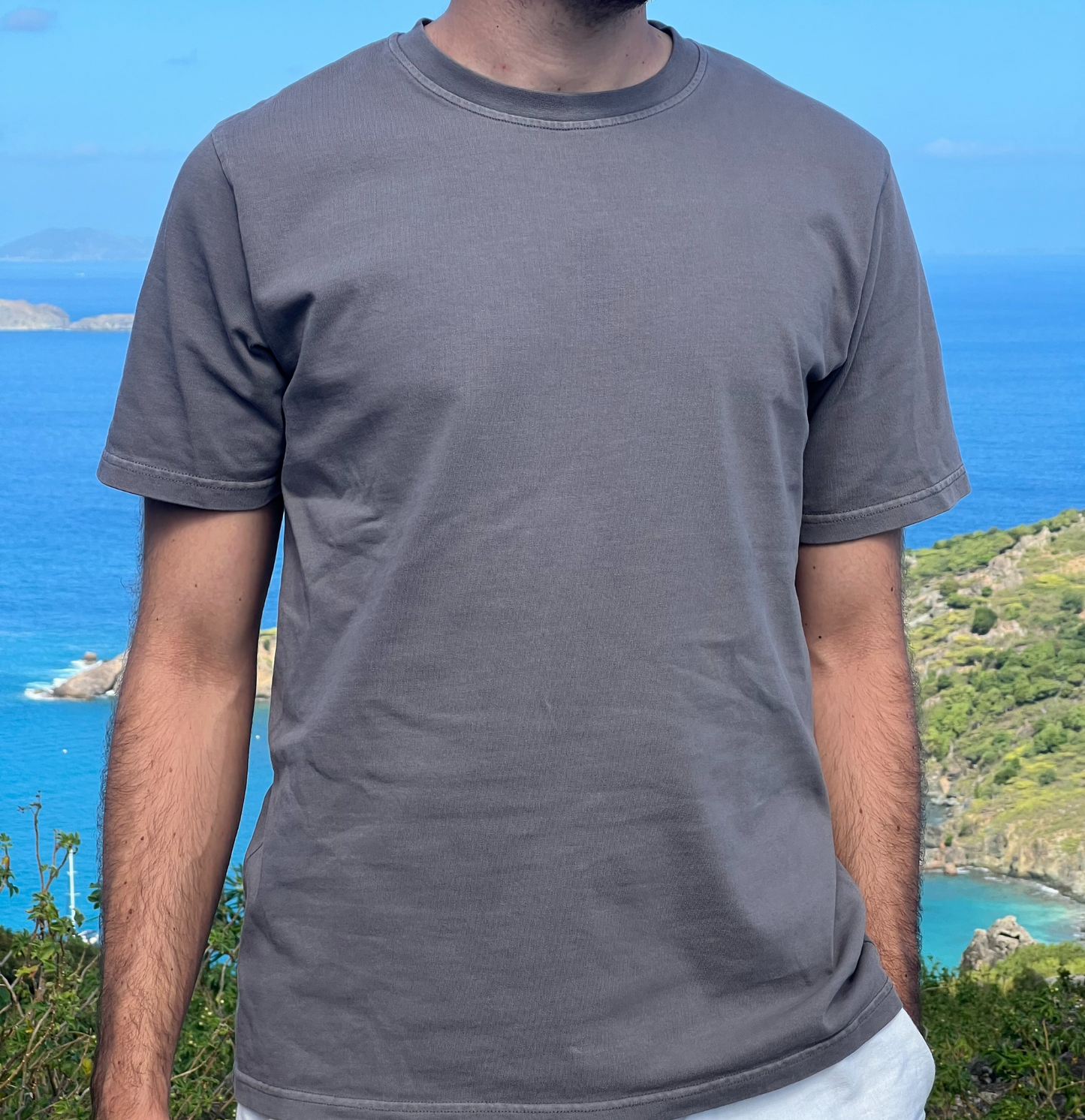 T-SHIRT REGULAR COROSSOL GRIS