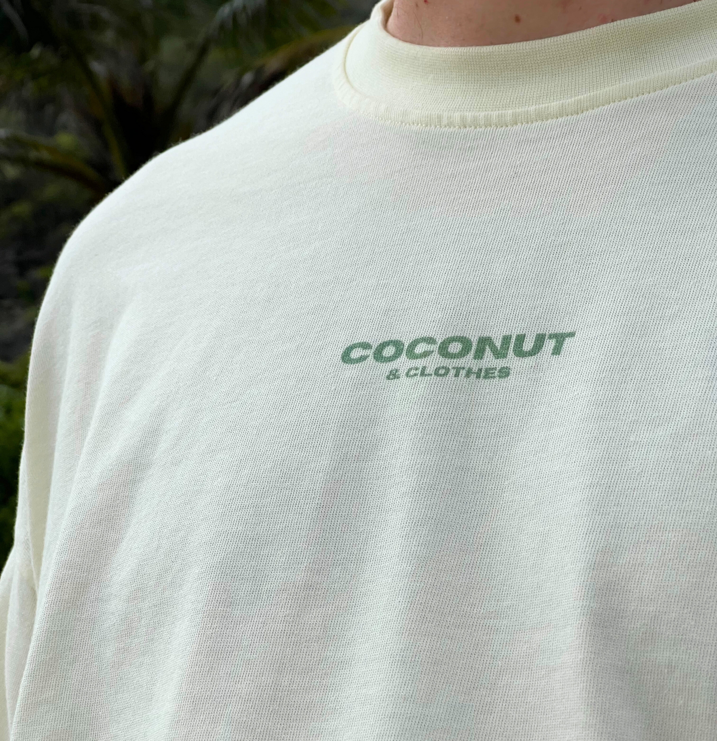T-SHIRT OVERSIZE SHELLS CREME