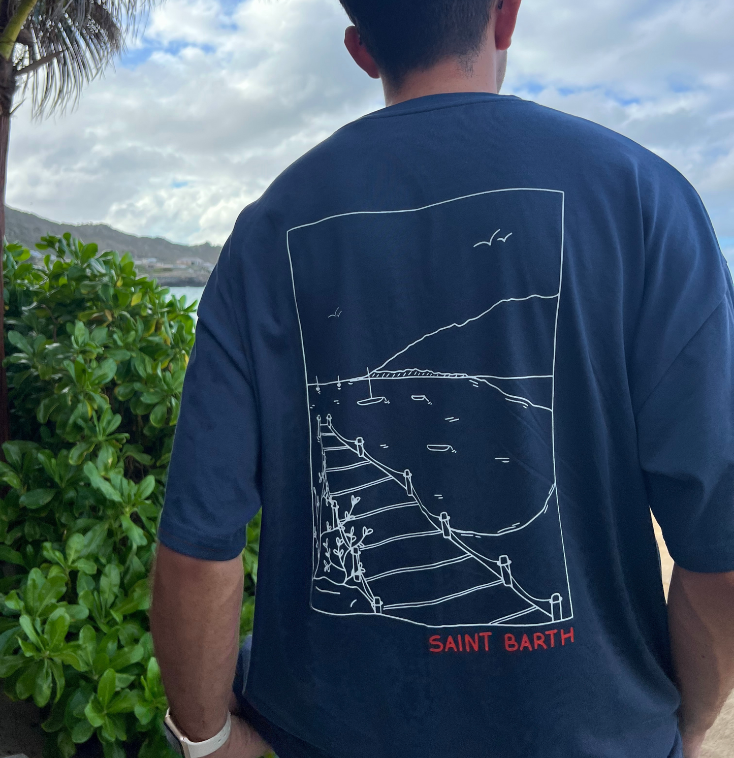 T-SHIRT OVERSIZE COROSSOL BLEU