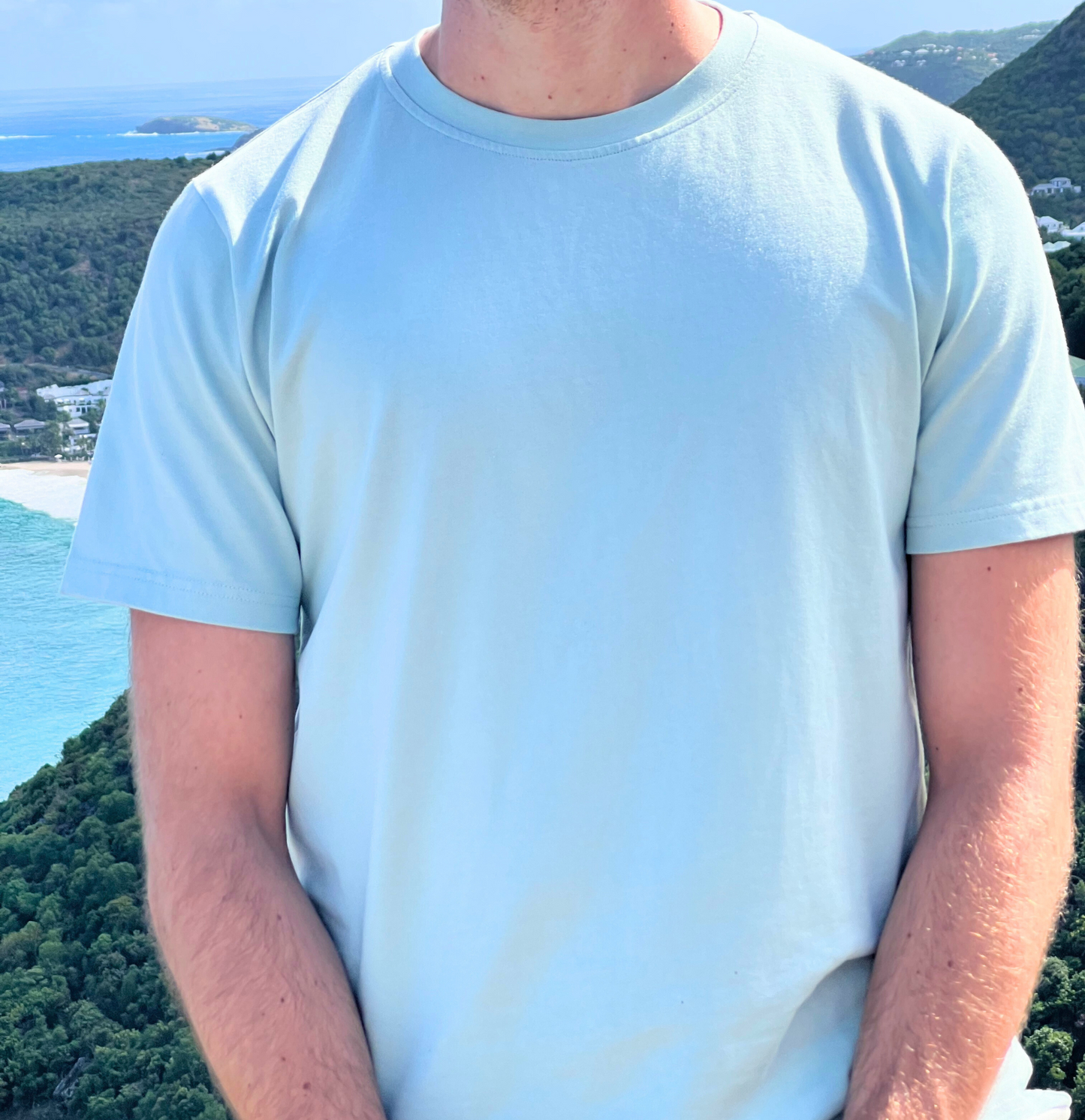T-SHIRT REGULAR COLOMBIER BLEU